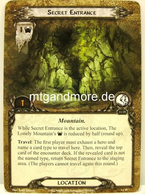 Lord of the Rings LCG  - 1x Secret Entrance  #045 - On the Doorstep