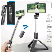 Selfie Stick L02 Wireless Bluetooth Connectivity-1 Meter Long Stick with Tripod
