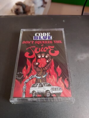 CODE BLUE CASSETTE DON'T SQUEEZE THE JUICE BRAND NEW SEALED