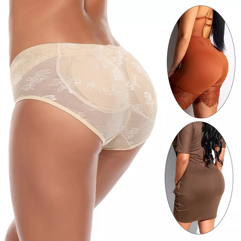 Women Push Up Buttock Padded Pants Hip Enhancer Bum Butt Lift Panties  Underwear