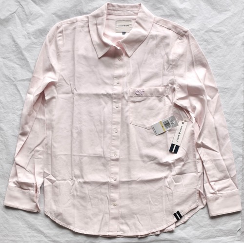 CAMICIA CON BOTTONI COURT & ROWE LOGO RICAMATO COTONE/MODAL ROSA CHAMBRAY. TG M - Foto 9 di 14