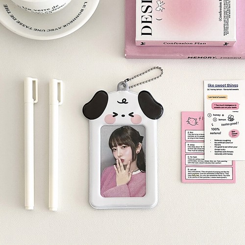 1 PIEZA Portatarjetas Fotográficas 3 Pulgadas Kawaii Kpop Portatarjetas Fotográficas Llavero Ins Idol Pho - Imagen 4 de 13