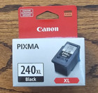 Canon Pg-240Xl "Genuine" Ink Cartridge Black High Yield Pixma New/Sealed