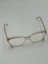 Vintage Ro-Don Collection Glasses Frames Italy ADUA 332 52/20 Red/White/Clear