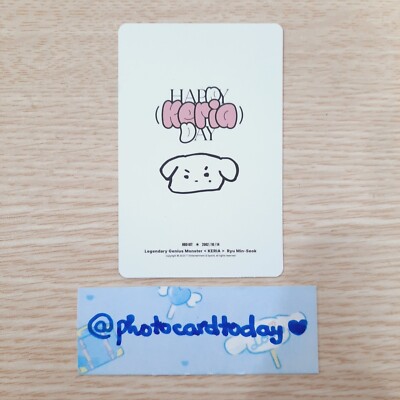 T1 keria 誕生日　トレカ T1 MEMBERSHIP HAPPY KERIA BIRTHDAY 2023 OFFICIAL PHOTOCARD RYU MIN