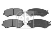 Febi Bilstein 116340 Bremsbelagsatz, Scheibenbremse Vorne FüR Jeep