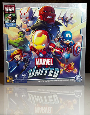 Marvel United Board Game Includes Exclusive Venom Hero New and Sealed 2020
