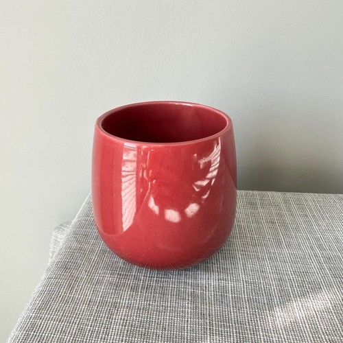 Taza de té roja Le Creuset nueva sin caja - Imagen 2 de 2