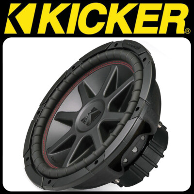 KICKER CompVR Woofer - CVR122 30cm 2 x 2 Ohm Bass (12'') Subwoofer Chassis Box