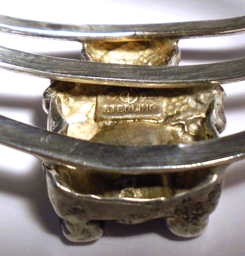 Brazalete/pulsera figurativa CAROL FEELEY Storyteller PLATA ESTERLINA 925 - Imagen 4 de 4