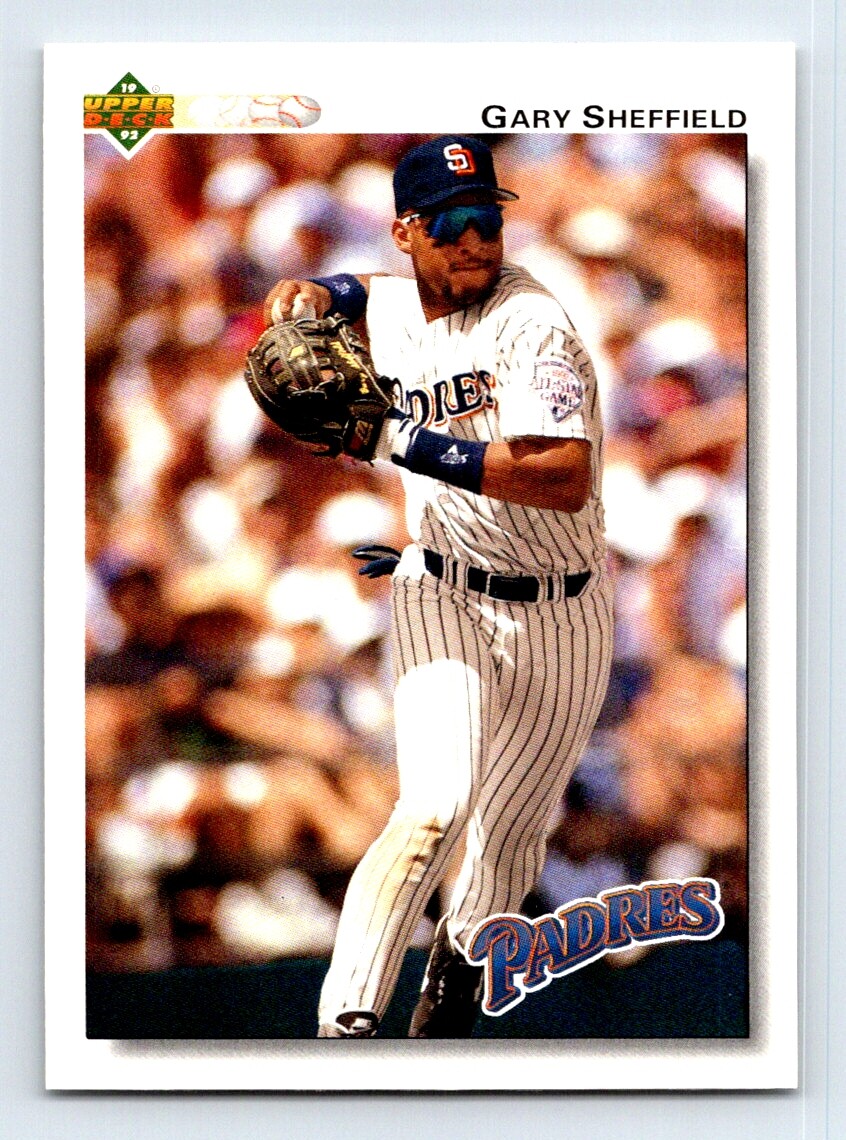 1992 Upper Deck Baseball Card #745 Gary Sheffield Padres