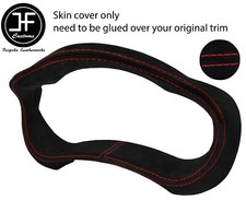 ROT NAHT SPEEDO TACHO UMGEBEN SUEDE ABDECKUNG F?R TOYOTA CELICA 99-06 STIL 2