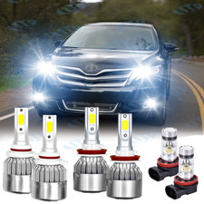 Para For Toyota Venza 2009-2016 Faros Led Hi Lo Kit De Luces Antiniebla 6000k Para For Toyota Venza 2009-2016 Faros Led Hi Lo Kit De Luces Antiniebla 6000k