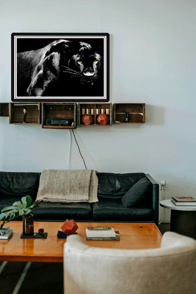 Black Panther Poster, Big Cat, Panther, Jaguar, Leopard  - Image 4 of 4