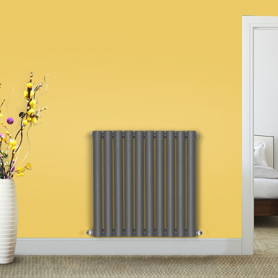 Horizontal Vertical Oval Column Designer Radiator Central Heating Rad ...