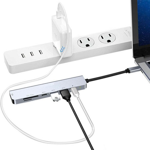 7 in1 Type C Hub 4K HDMI USB Docking Station For Laptops/Type-C Smart Devices - 第 10/11 張圖片
