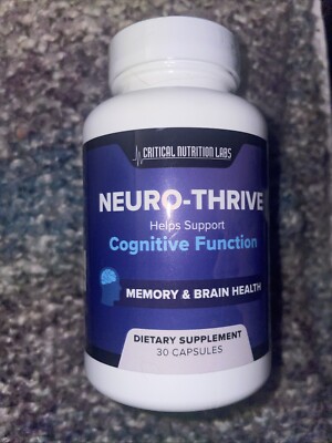 Neuro-Thrive  - Cognitive Function Memory & Brain Health 30 Caps Each.