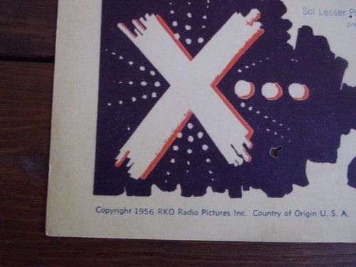 X the UNKNOWN Orig. SCI-FI Lobby Card #1 - 1956 FINE Cond. - Picture 6 of 11