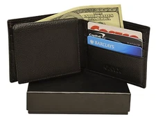 *NEW* PREMIUM RFID Blocking Bifold Genuine Leather Wallet for Men with Giftbox