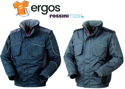 ROSSINI Jacke MASTER + Jacke Parka abnehmbare Ärmel Weste Herren HH642