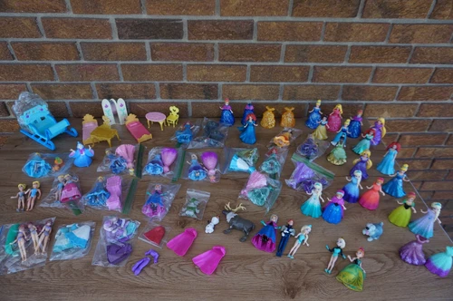U Pick FIGURE Disney PRINCESS Polly POCKET Mini Doll Pet Dress Toy Set Lot Small
