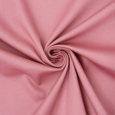 Baumwolle Stoff Meterware Satin Spandex rosa 1,45m Breite