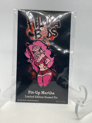 Helluva Boss Pin Up Martha Limited Edition Enamel Pin. New in Package.