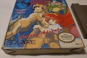 Authentic King's Knight with Box NES Tested Nintendo Entertainment System Square