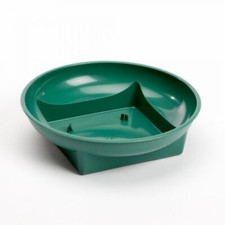  PLASTIC SQUARE ROUND GREEN BOWL POSY DISH PACK OF 10 EXTRA LARGE ARRANGEMENTS 