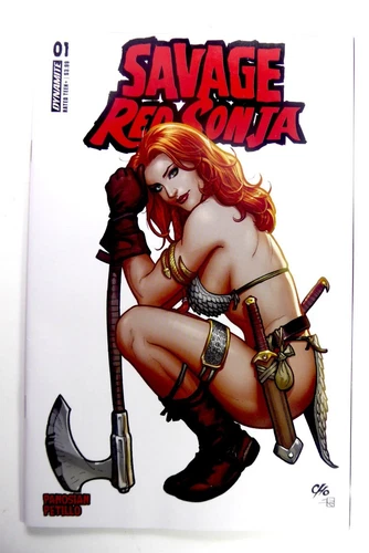 Dynamite SAVAGE RED SONJA (2023) #1 FRANK CHO VARIANT COVER NM-(9.2)