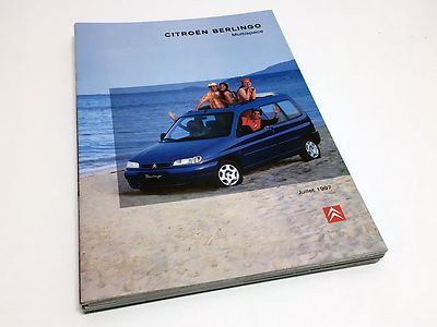 1998 Citroen Berlingo Multispace Brochure - French