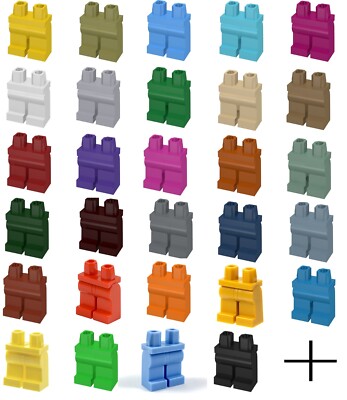 LEGO 970c00 Hips and Legs Plain EINFARBIGE BEINE - Farbe wählbar