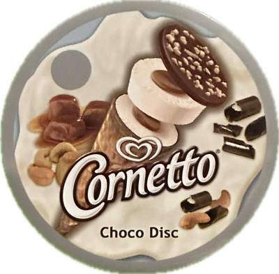 Walls Cornetto Choco Disc, Ice Cream Sticker, Vinyl Sticker 