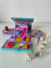 Mini univers Les Rigolonimo (personnages Polly Pocket ?) rare version chevaux