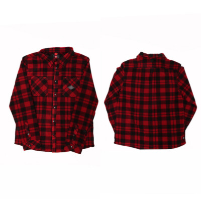 686 Sierra Fleece Flannel (L) Oxblood Plaid M1WLAY01-OXBL