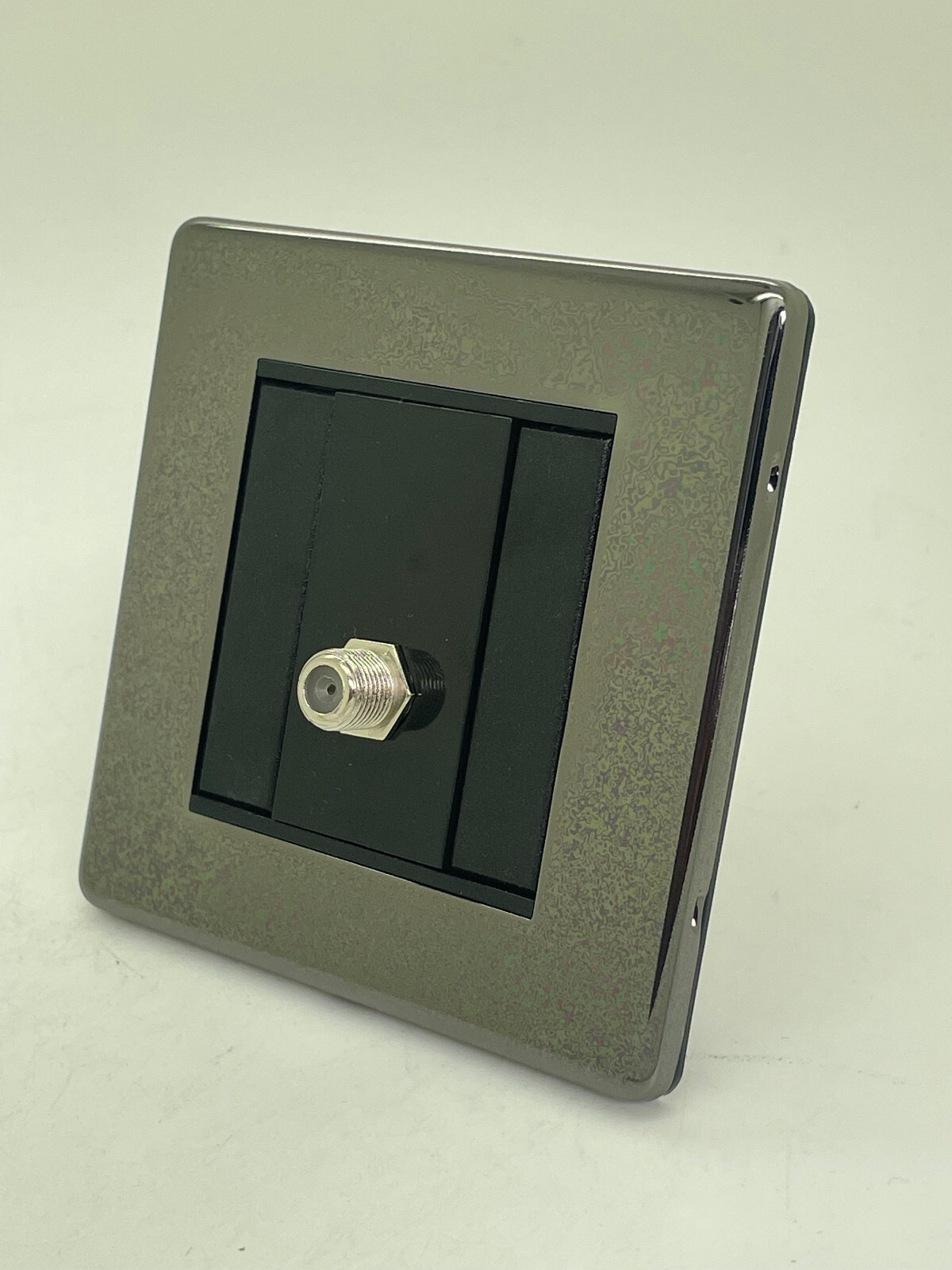 Screwless Black Chrome Plug Sockets Light Switches Whole Range CHEAP