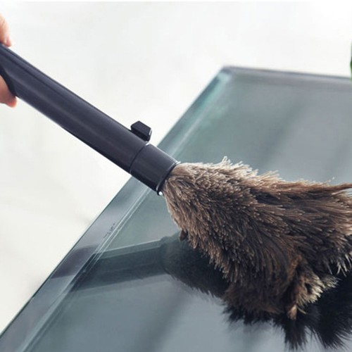 16'' Feather Duster Durable Dust Collecting Cleaning Tool Handle Portable - Picture 11 of 12