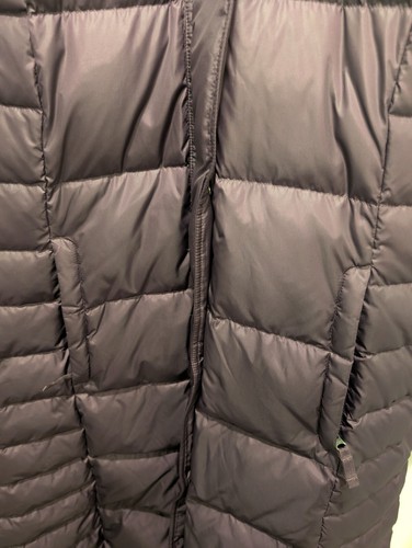 Eddie Bauer Women's XL Long Sleeve Purple (Eggplant) Quilted Hooded Parka Coat - Picture 14 of 14