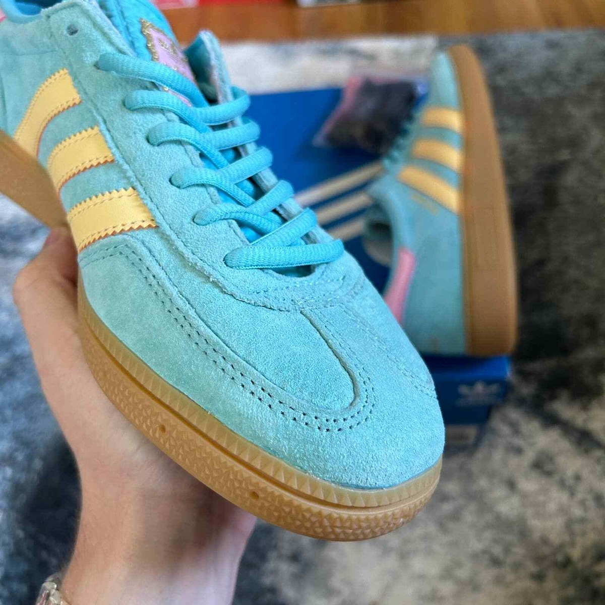 FX7768 SAMBA HAVANA SiZE? UK EXCLUSiVE SKY BLUE PiNK YELLOW  display picture 2