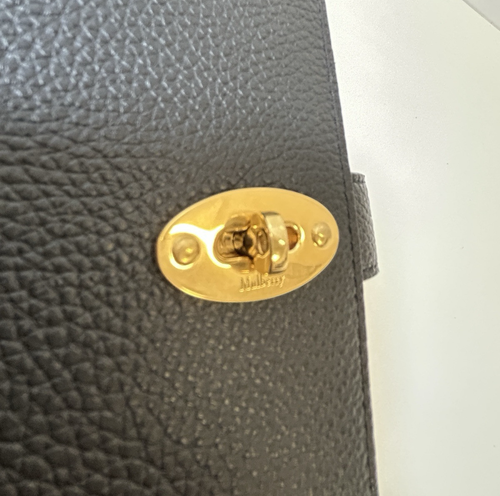(NEW) MULBERRY Postman's Lock Agenda/Diary -BLACK Small Classic Grain (RRP £330) - Picture 5 of 16
