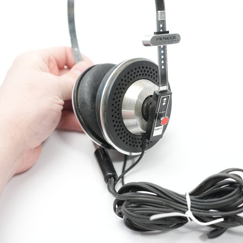 UNTESTED Vintage Pioneer SE-6 Stereo Headphones - Beautiful 1980's Retro MCM - Picture 4 of 4