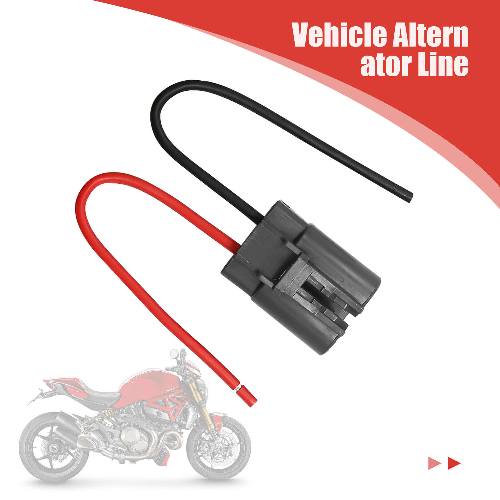 Alternator Wire Harness 2 PIN Plug For Hitachi Nissan Mazda Ford B7100