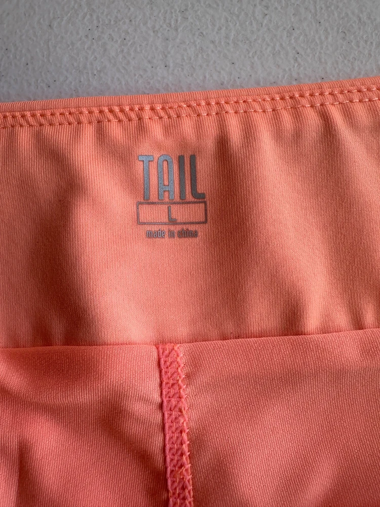 Tail Tennis Skirt L Skort Shorts Lined Neon Orange Pockets Studded Pickleball Tail Tennis Skirt L Skort Shorts Lined Neon Orange Pockets Studded Pickleball