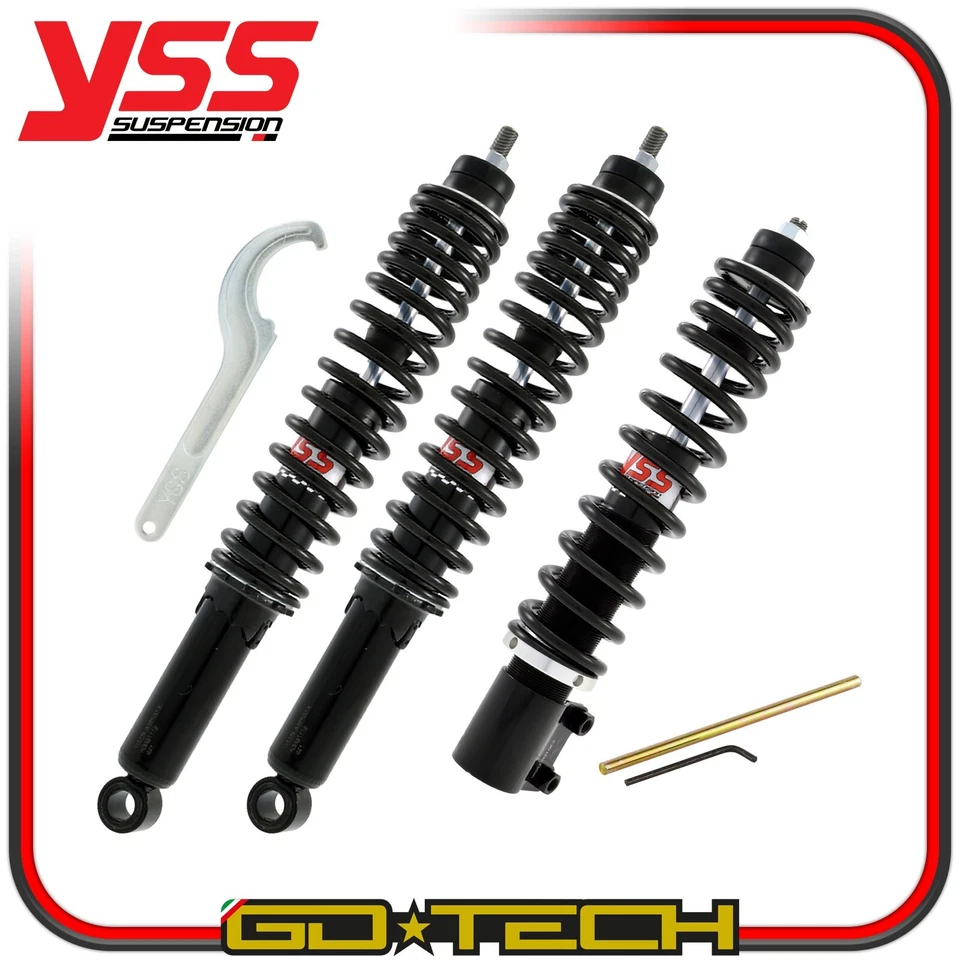 KIT AMMORTIZZATORI YSS ANTERIORE POSTERIORI VESPA GT GTS GTV 125 150 200 250 300