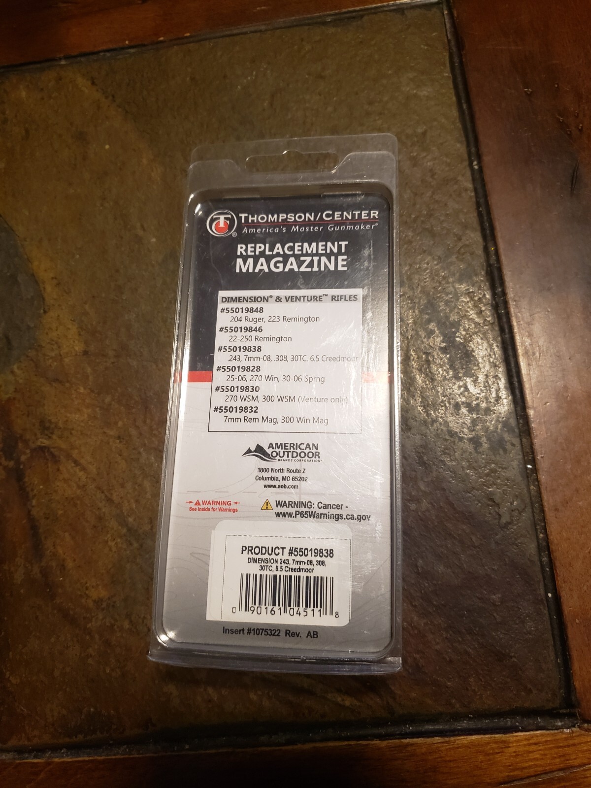 Thompson Center Dimension Venture 308 243 30TC 7mm08 6.5 creedmoor 3