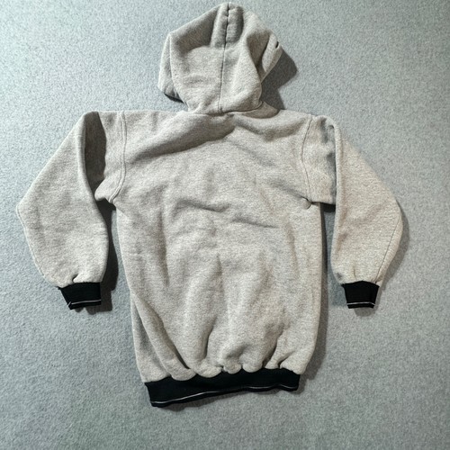 Nike Hoodie Youth Boys Size 10-12 Medium Gray Vintage 90's Hooded Pocket Relaxed - Picture 9 of 11