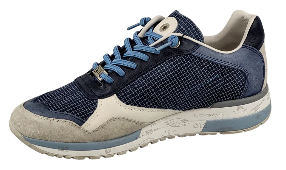 Zapatillas Cetti C-848 XL Ante Grid Navy cuero auténtico para hombre plantilla intercambiable - Imagen 3 de 4