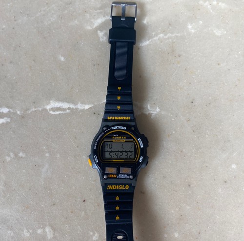 Vintage 90s Timex Ironman Womens Indiglo Digital Alarm Chronometer Watch - Picture 2 of 8