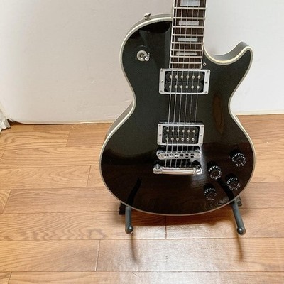 Burny RLC-55 Les Paul Custom Fujigen Black Electric Guitar MIJ from Japan