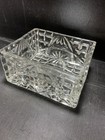 Vintage 1940’s Anchor Hocking Prescott Pineapple Glass Trinket/Soap Dish — photo 1